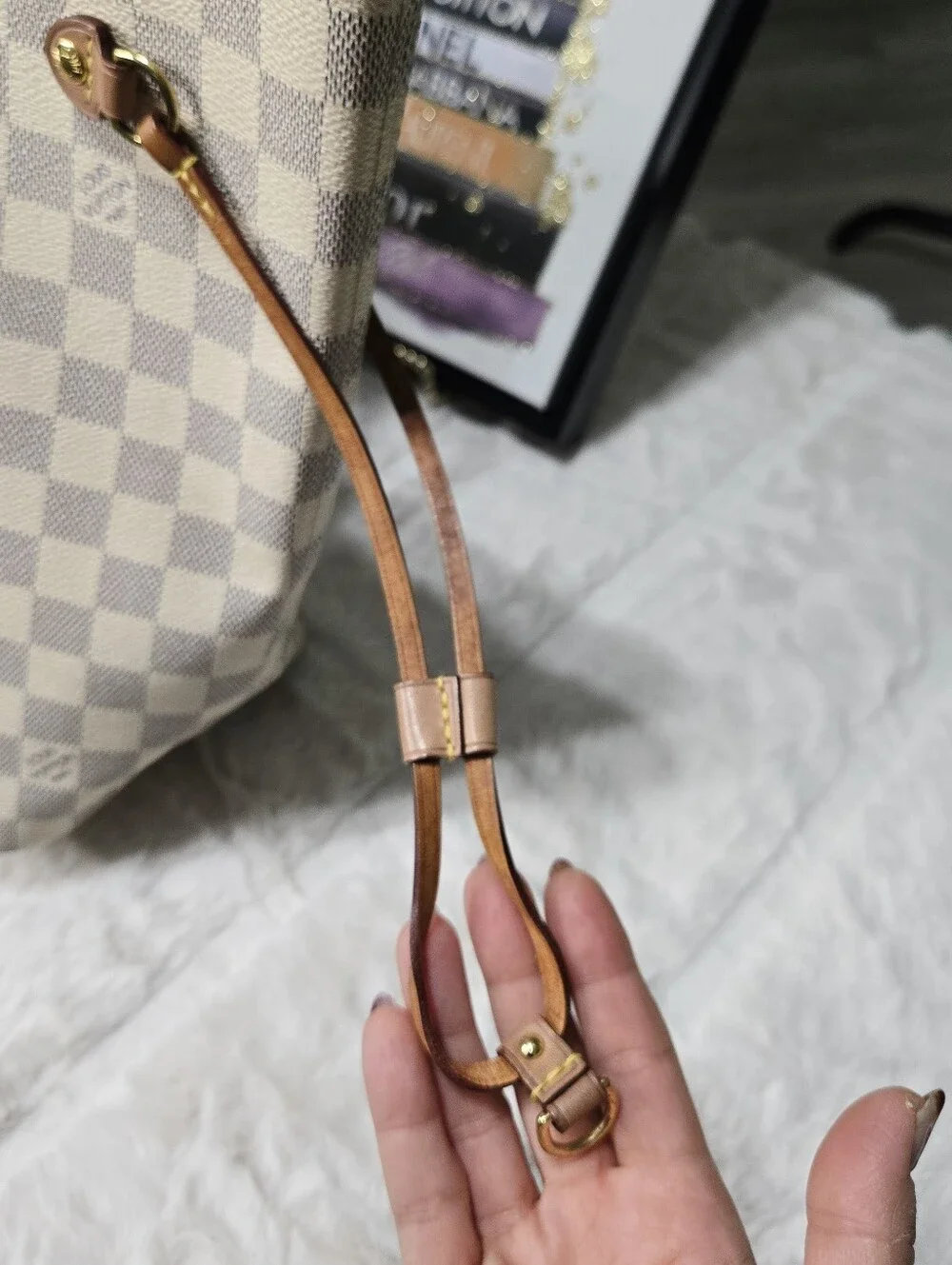 🔥 Louis Vuitton Damier Azur Neverfull MM EUC 🔥